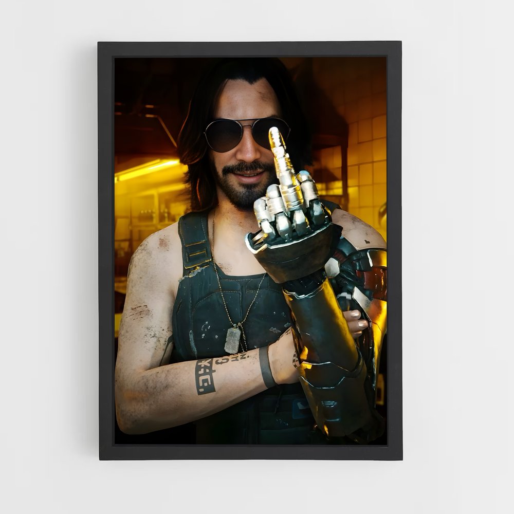 Poster Cyberpunk Rebel (vue 2)